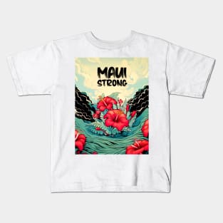 Maui Hawaii: Maui Strong Kids T-Shirt